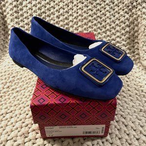 Tory Burch , Size 7.5 sued ballet flat (NWT) (DS)
